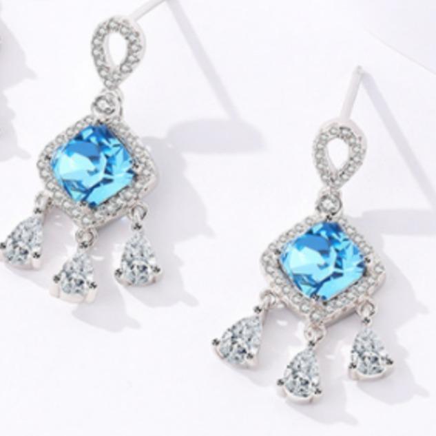 [Timeless]Number BJ Zircon Ring Necklace 925 Sterling Silver Engagement Wedding For Women (01-88)