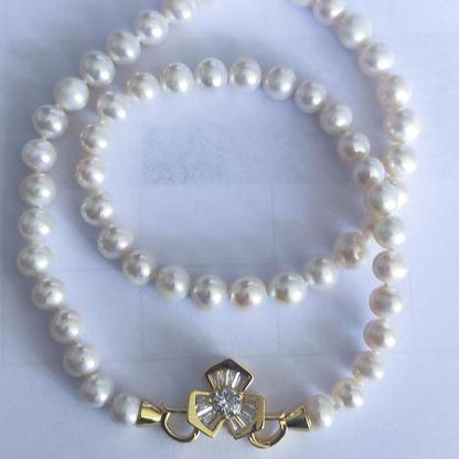 Number F freshwatepearls design S925