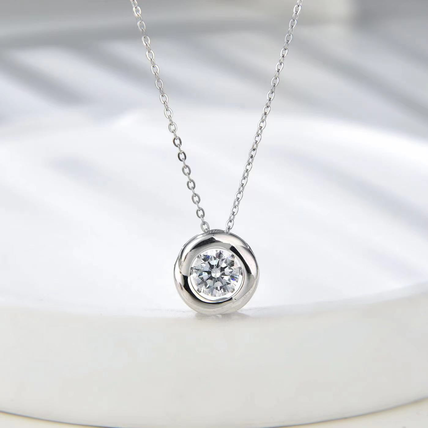 Number CF S925 Moissanite Necklace Earrings Engagement Wedding（43--80）