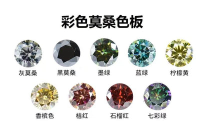 [Timeless]Colorful cutting moissanite loosing stone
