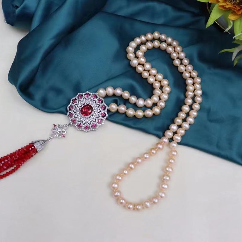 Number AA sweater pearl necklace Daily（according to your budget ）