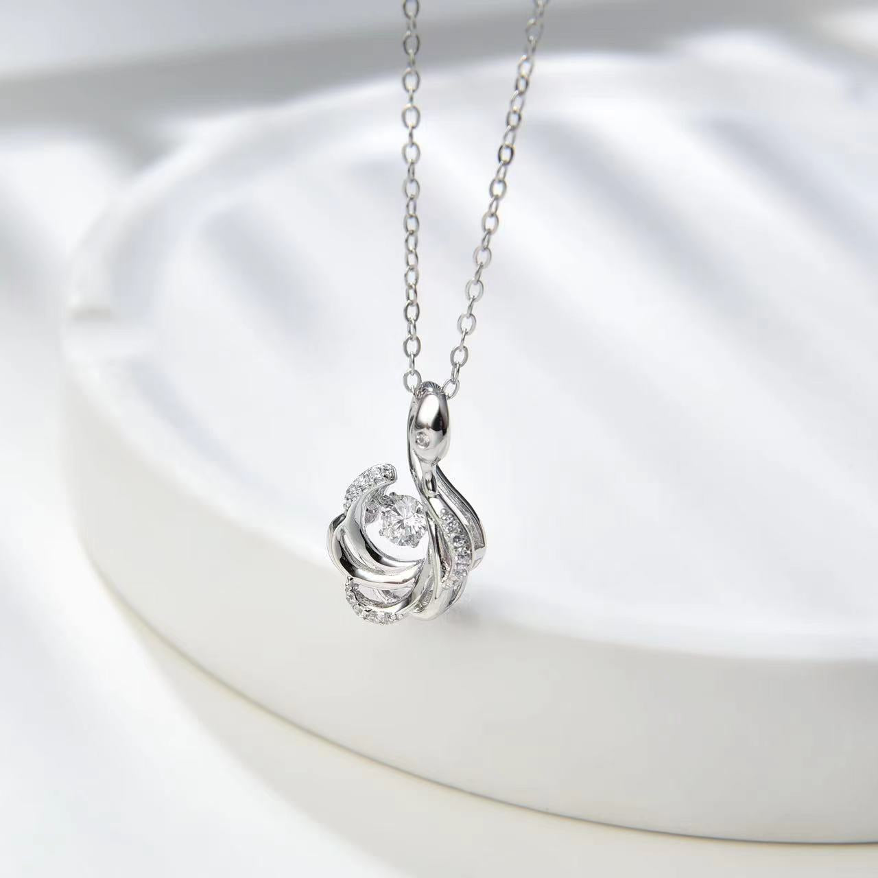 Number CF S925 Moissanite Necklace Earrings Engagement Wedding（43--80）
