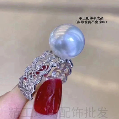 B46-1.【Customized】s925 sterling silver Jewelry customized accessories-Does not include pearls-No delivery for single shot