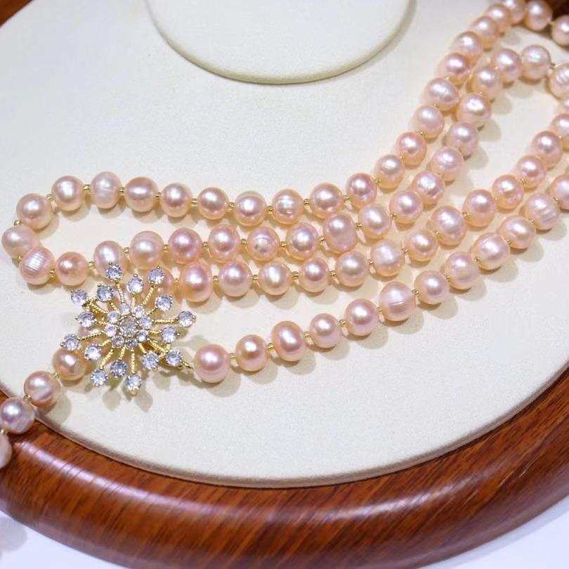 Number AA sweater pearl necklace Daily（according to your budget ）