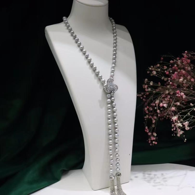 Number AA sweater pearl necklace Daily（according to your budget ）