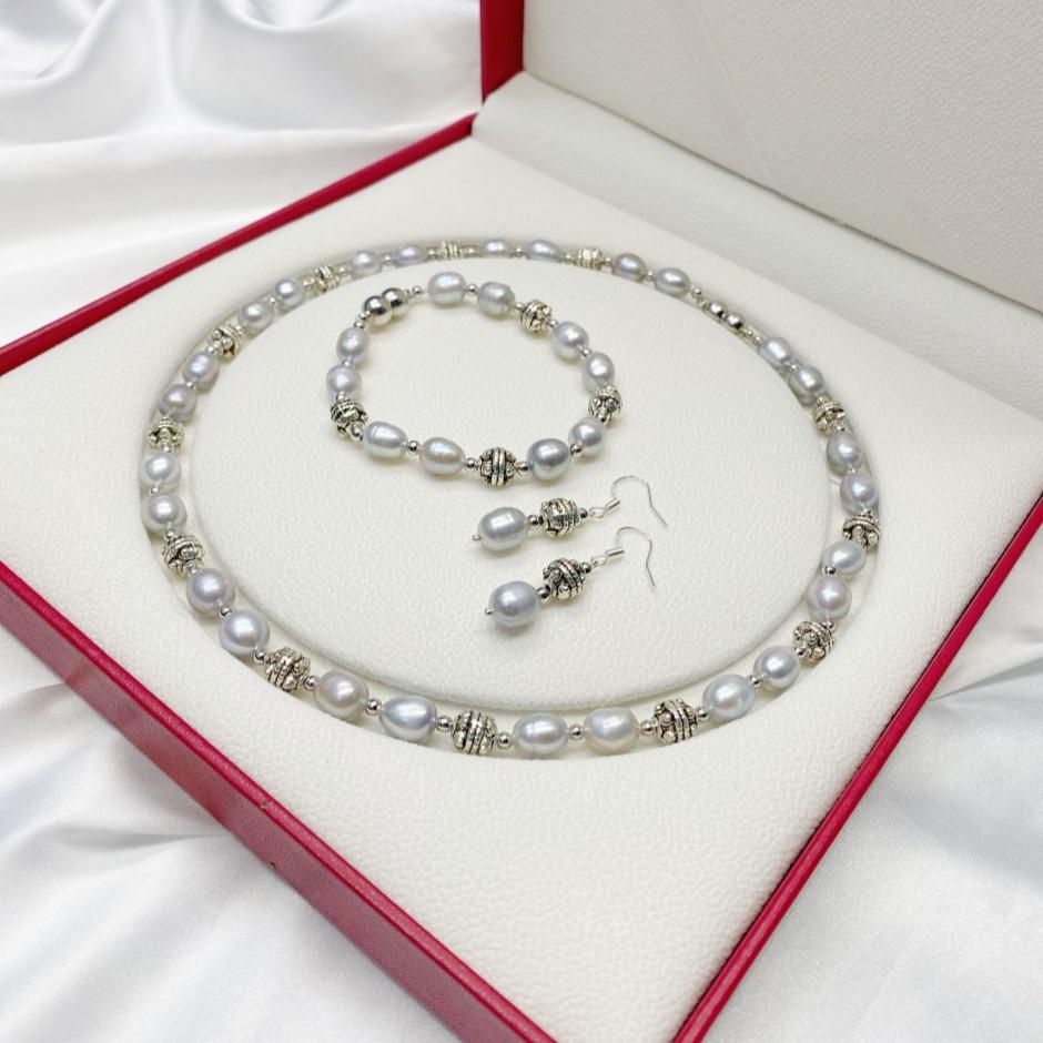 Pearl set Engagement Daily Wedding Auspicious