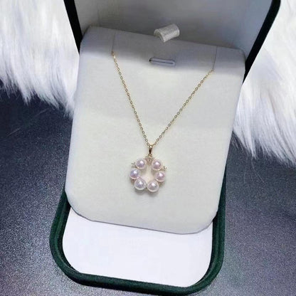 Number AZ Pearl necklace Daily anniversary festival（375-473）