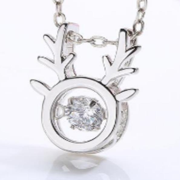 Number BH Moissanite Necklace Earring For Women Engagement (73-86)