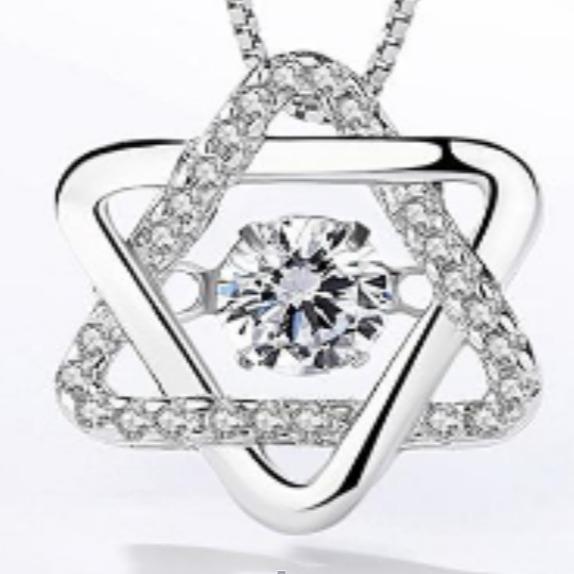 Number BH Moissanite Necklace Earring For Women Engagement (73-86)