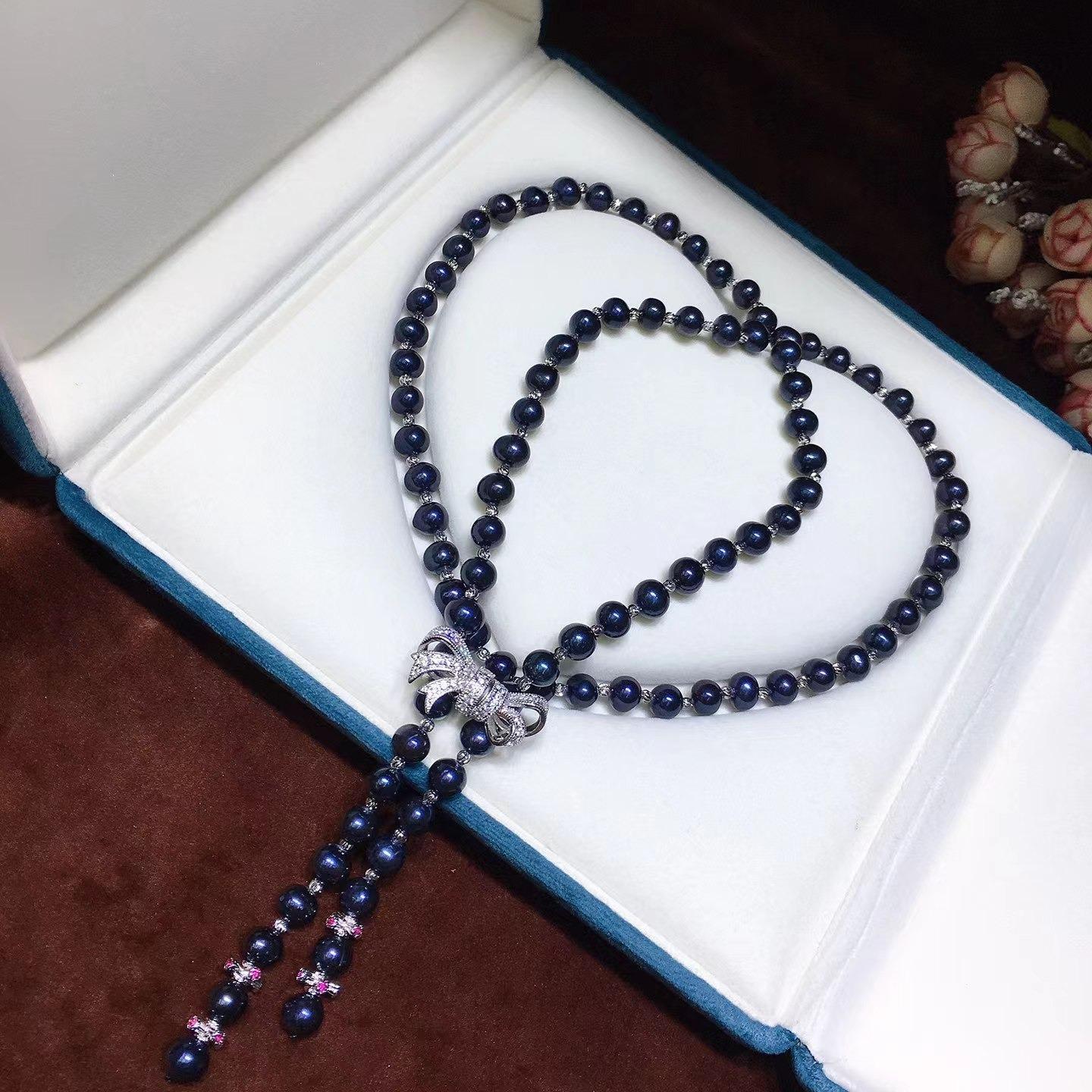 Number AA sweater pearl necklace Daily（according to your budget ）