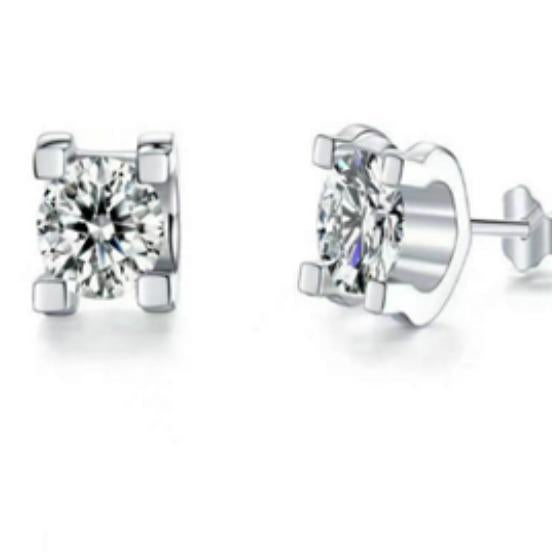 Number BH Moissanite Necklace Earring For Women Engagement (73-86)