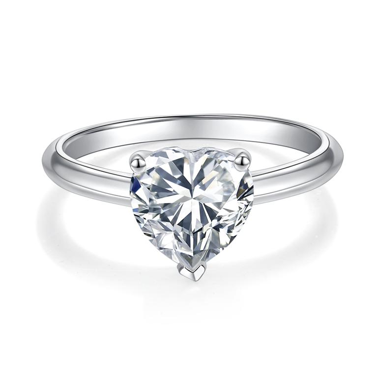 Number CH S925 Moissanite Ring Engagement Wedding Daily (01-97)