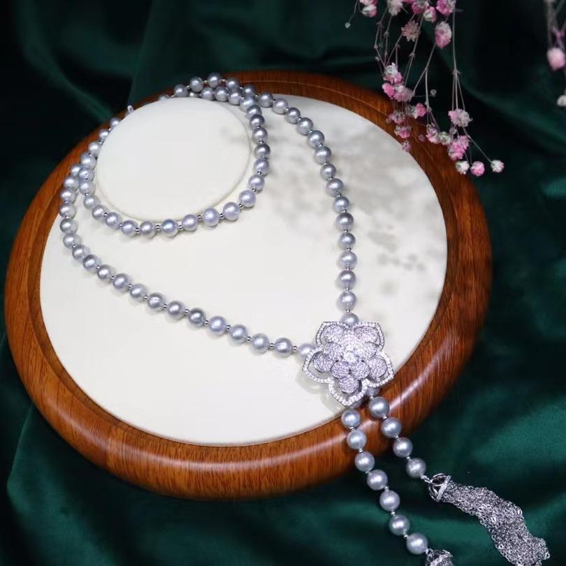 Number AA sweater pearl necklace Daily（according to your budget ）