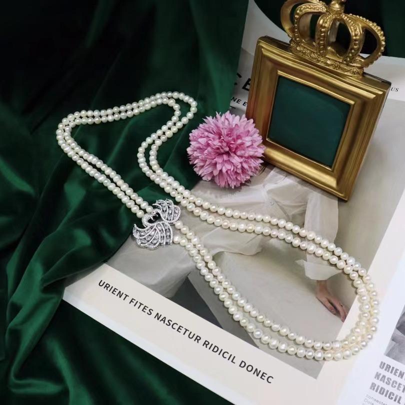 Number AA sweater pearl necklace Daily（according to your budget ）