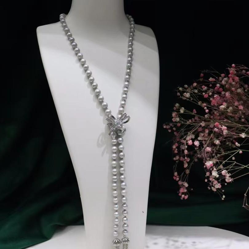 Number AA sweater pearl necklace Daily（according to your budget ）
