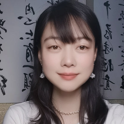 DIY5.Original hand-made small fresh pearl flower earrings
