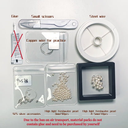 DIY17.Hand-made corn Fresh Water Pearl 925 Silver bracelet