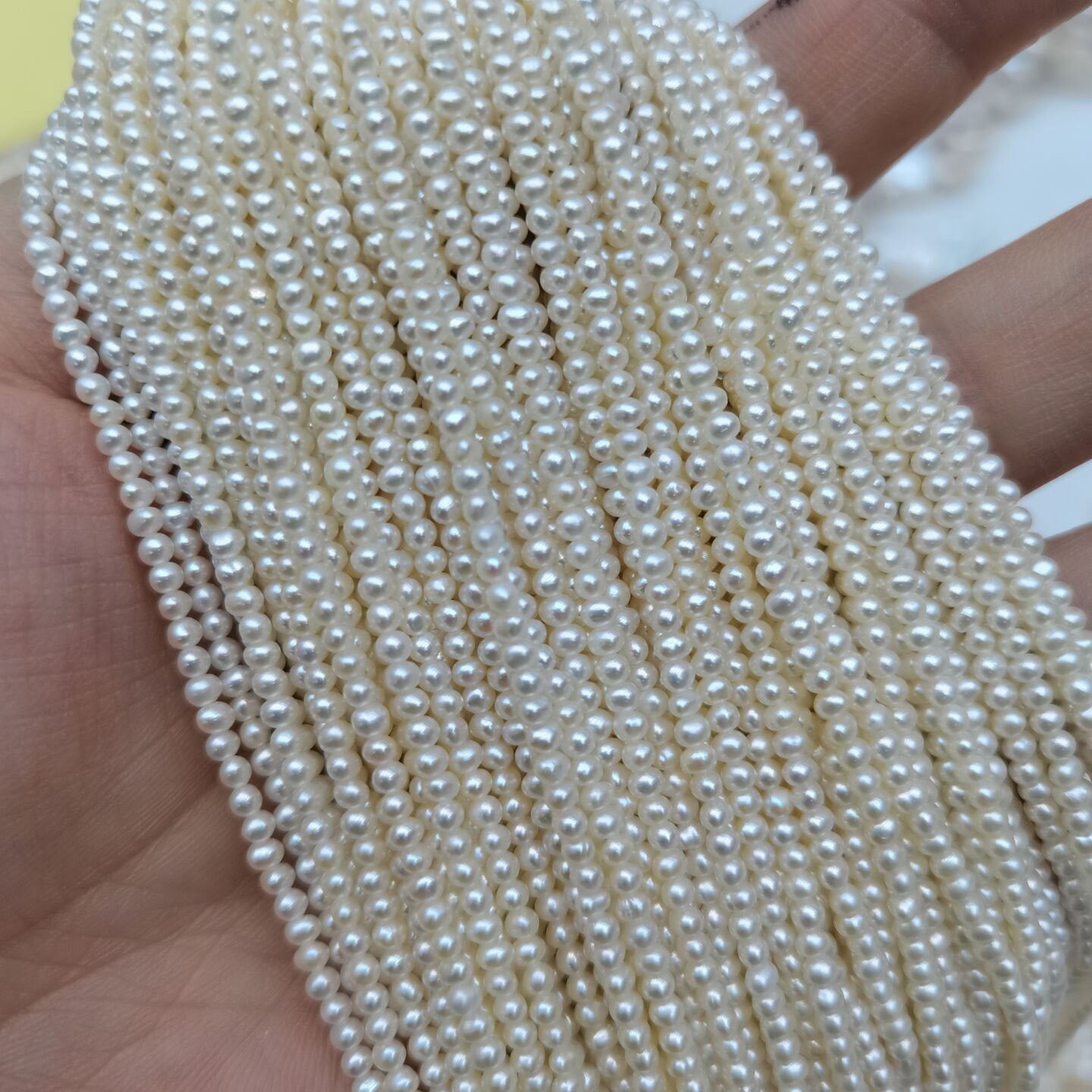B56.(Buy one pearl set get 1 earrings)Number CM Baby pearl necklace anniverary daily